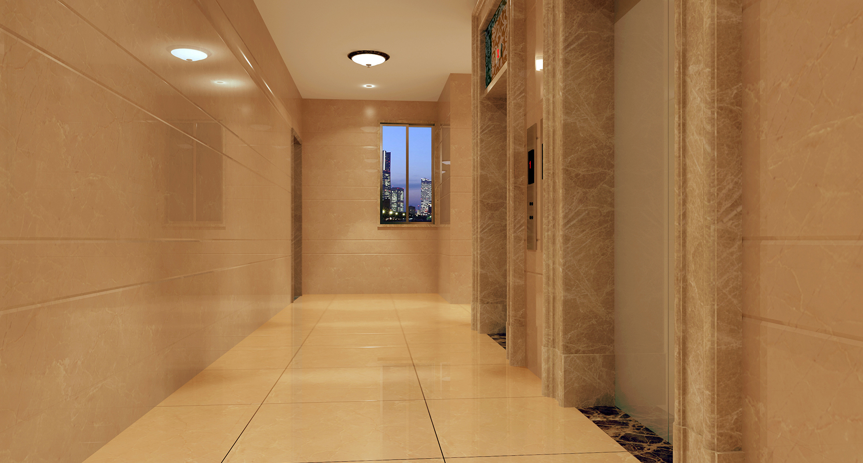 房地產(chǎn)公共區(qū)域過道裝修